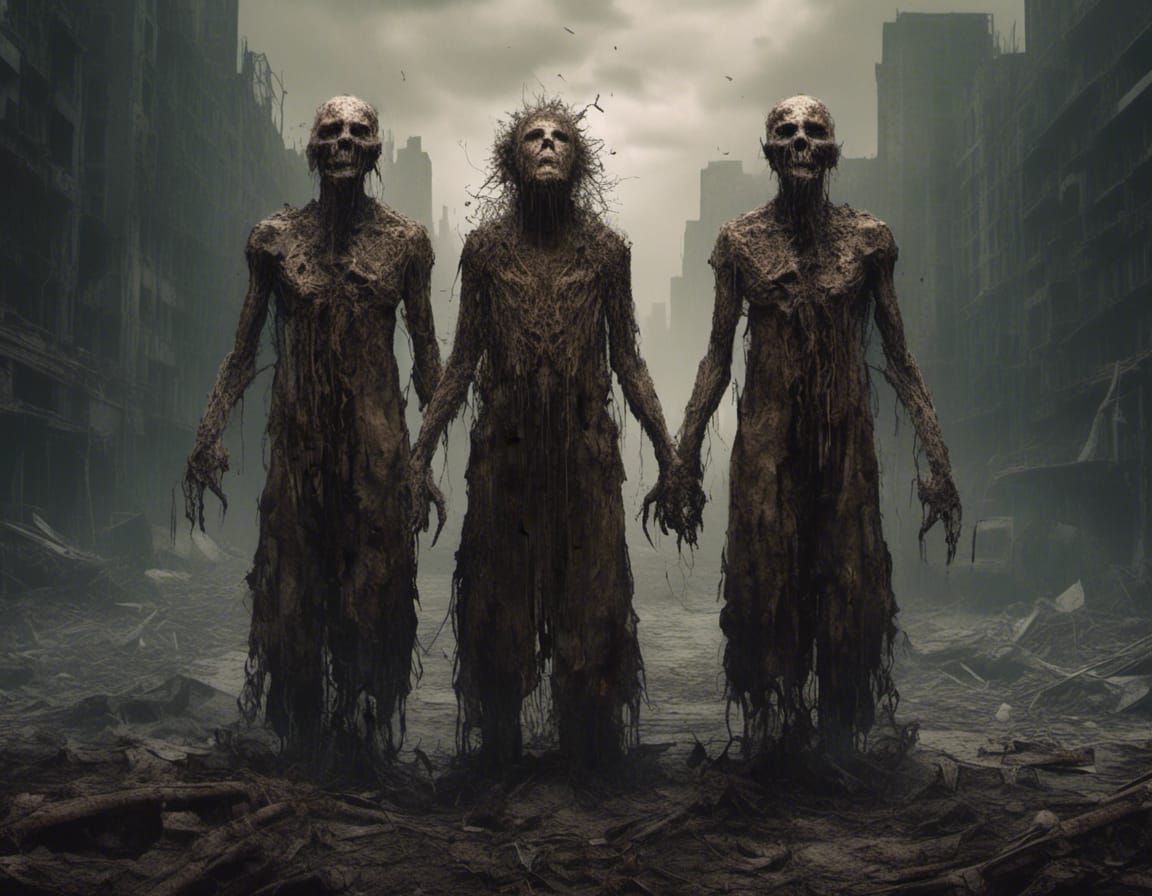 Post-Nuclear Two-Headed Brahmin in Wasteland