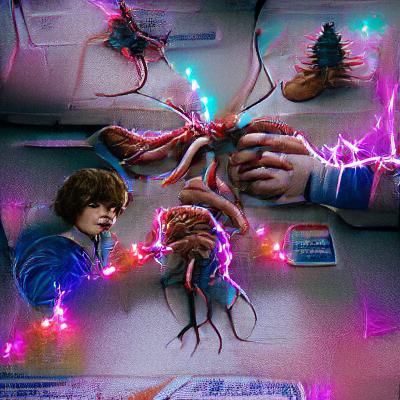 Stranger Things Inspired Scene