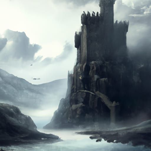 Epic Castles in Dramatic Digital Matte Painting