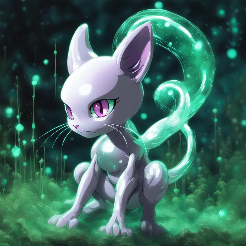 <LoRa crystalclearturbo1.0> <Mega Mewtwo Y> as an intricate ...