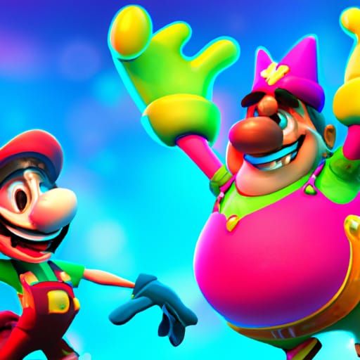 Super Mario Bros Movie: 3D Digital Art Characters