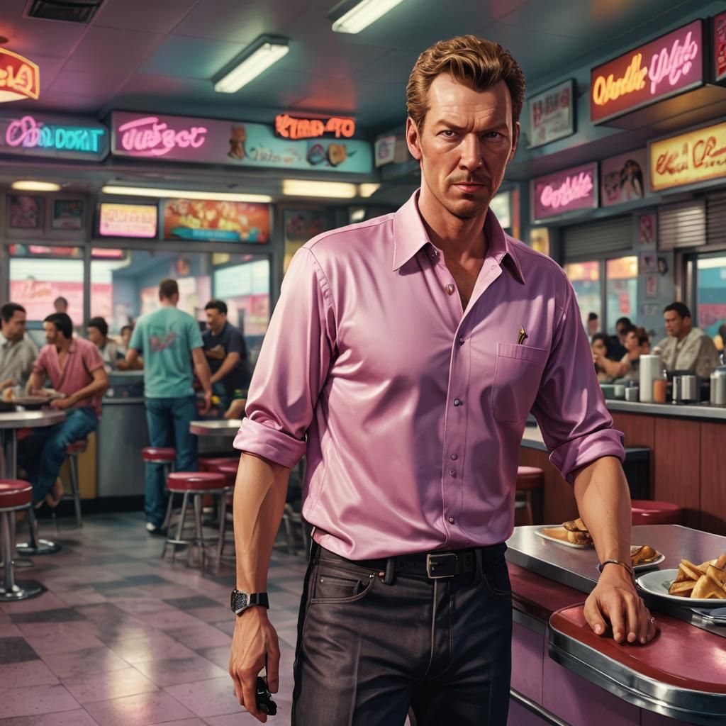 Brett Lee, Grand Theft Auto Vice City, 1980's Diner