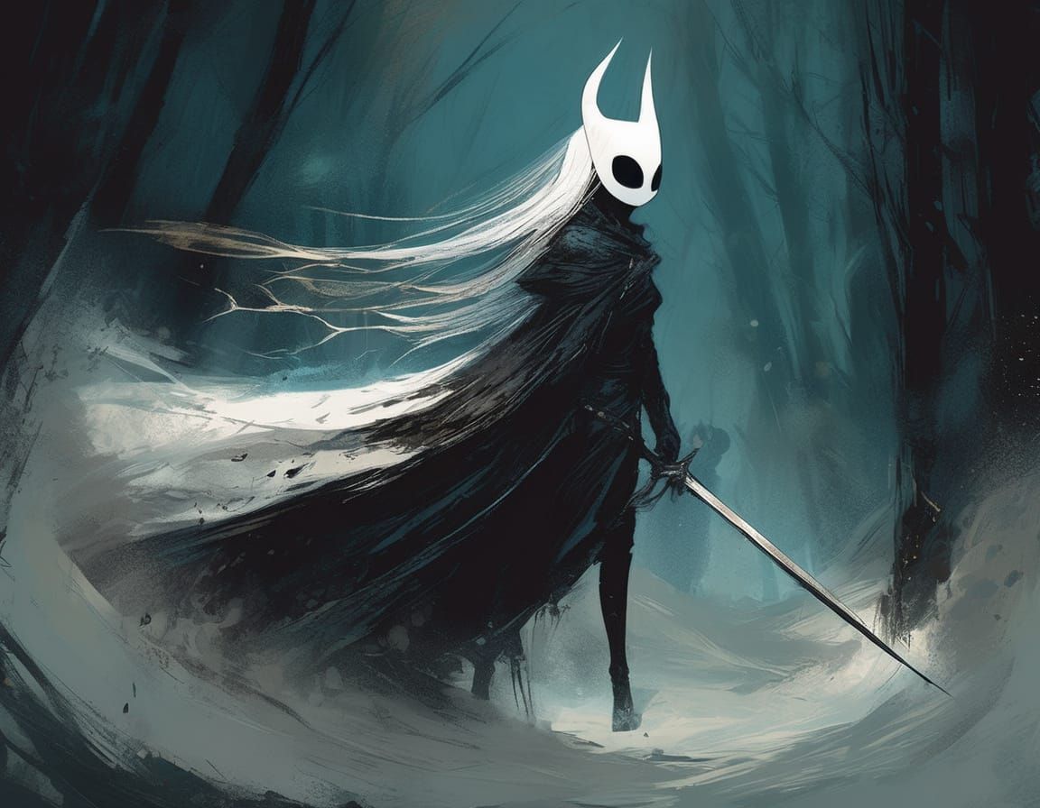 Ghostly Queen in Gothic Horror Style