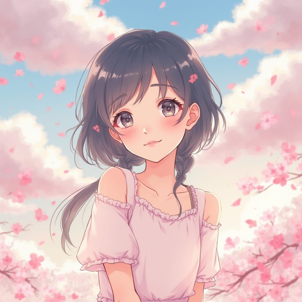 Ghibli-Inspired Anime Watercolor Portrait of a Whimsical You...