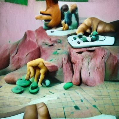 Claymation Still Life: A Stop Motion Scene