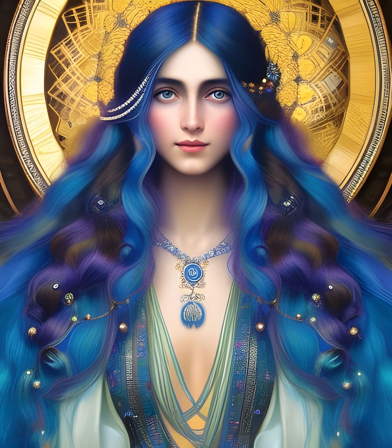Gypsy Girl with Pearl: Hyperrealistic Fantasy Art