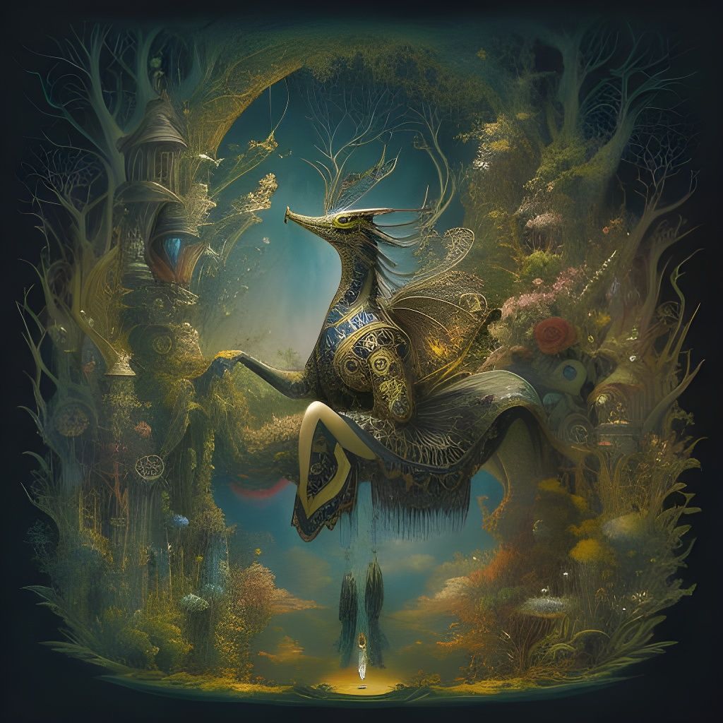 Papageno and Papagena Duet: Whimsical Detailed Art