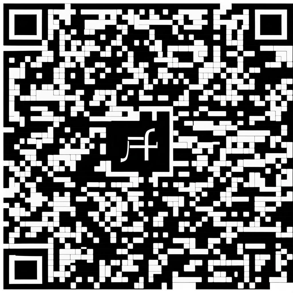 QR Code Art: Letter A Design