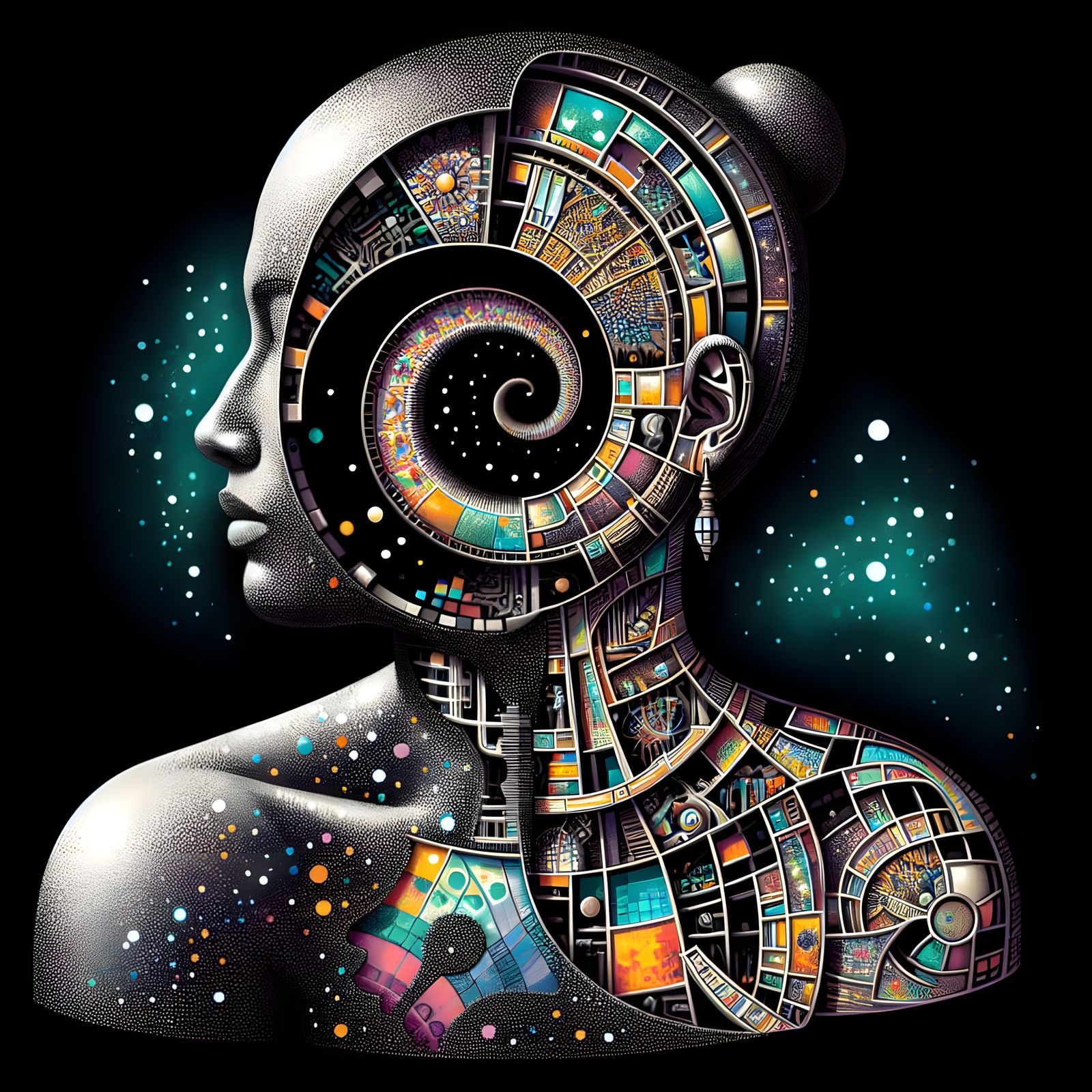 Majestic Goddess Contortionist Unveils Celestial Universes