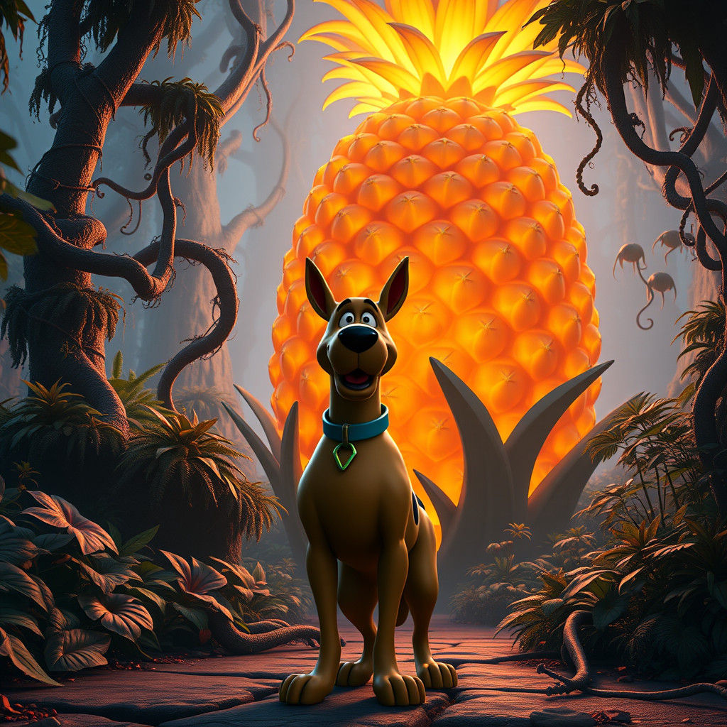 Scooby Doo and the Glowing Pineapple