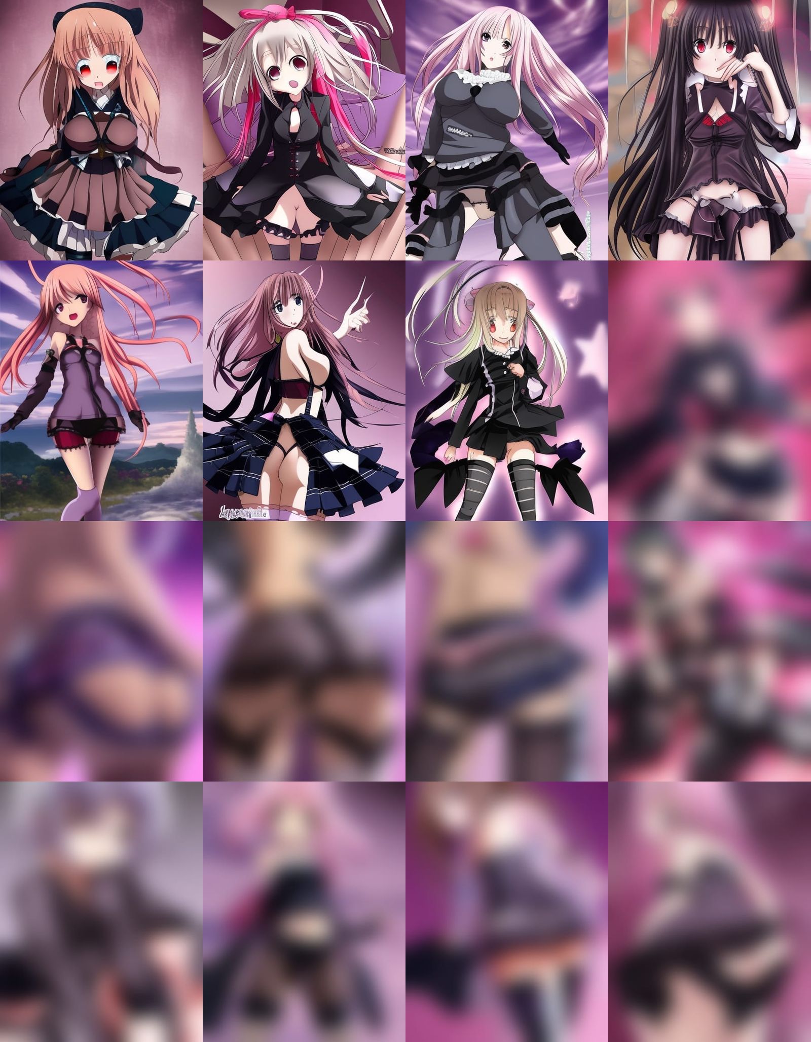 Anime Girl in Classic Style