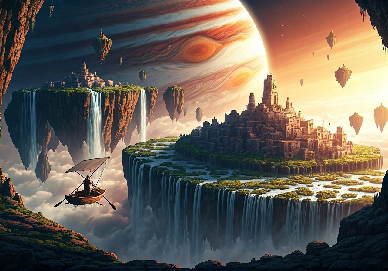 Fantasy Island City Above Jupiter