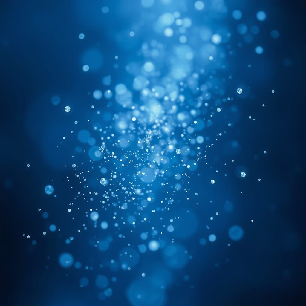 Ethereal Fairy Dust in Dreamy Blue Hues