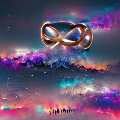 Abstract Infinity Visualized by AI