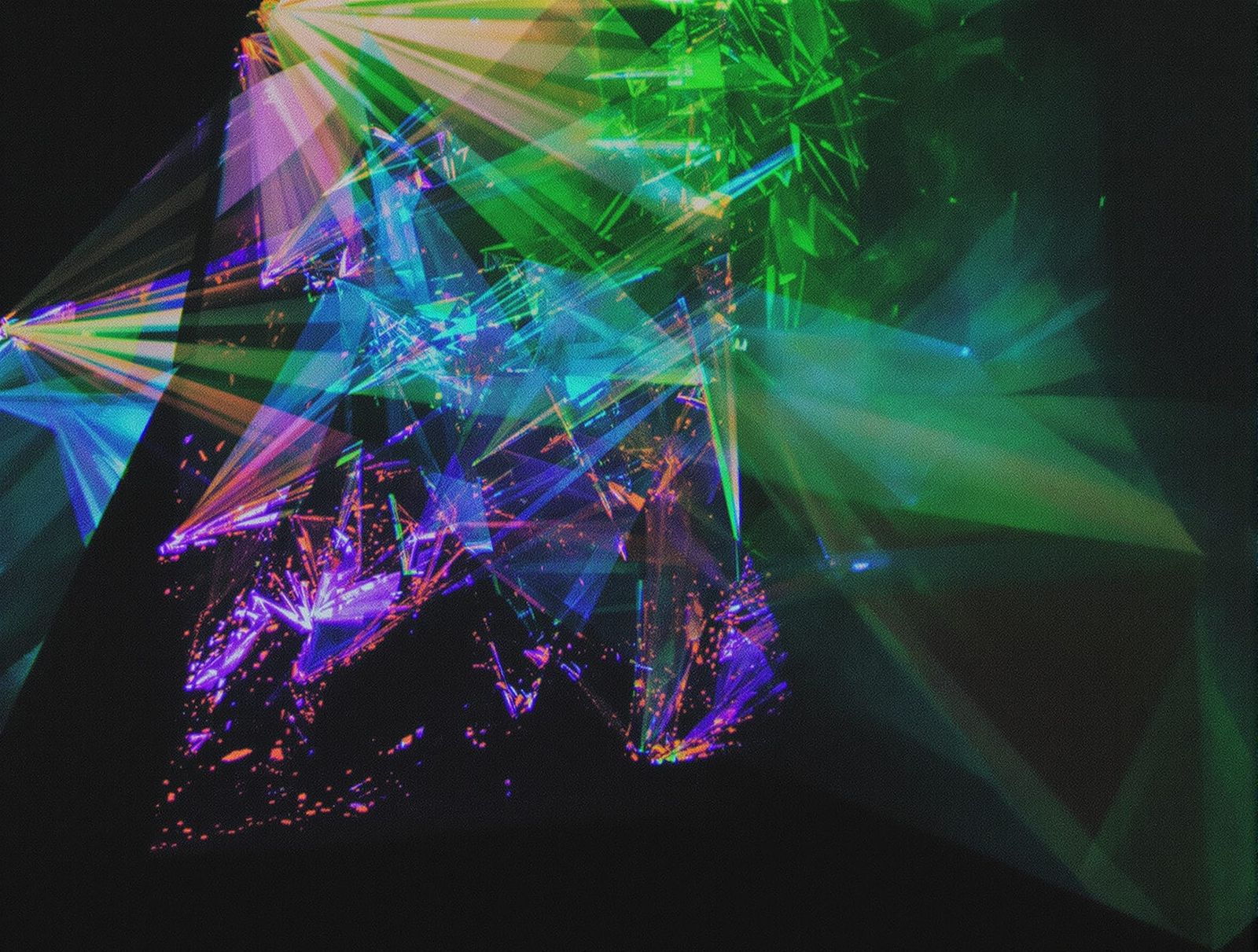 Vivid Carousel Lights in Noir Style