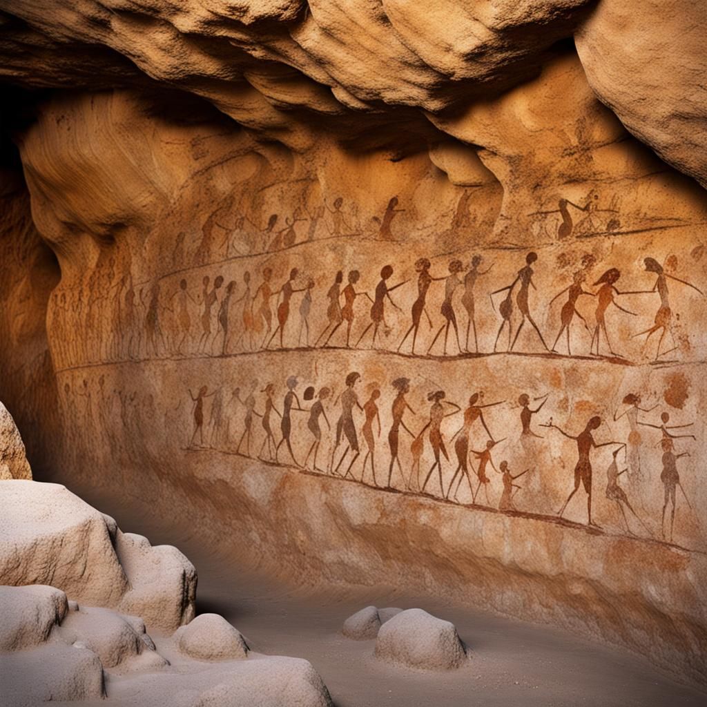 Prehistoric Cave Art: Ancient Rock Peckings