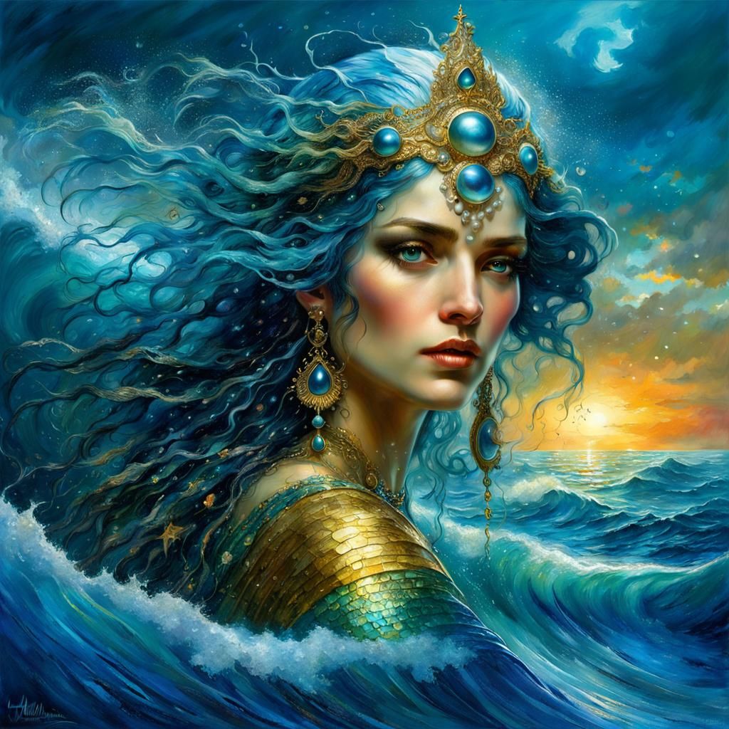 The sea goddess.
