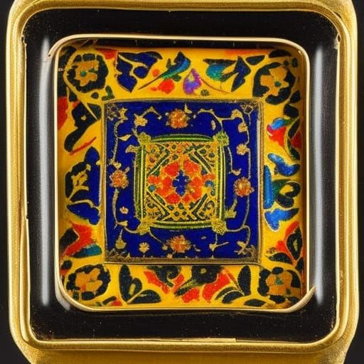 Persian Miniature Inspired by Chaim Soutine