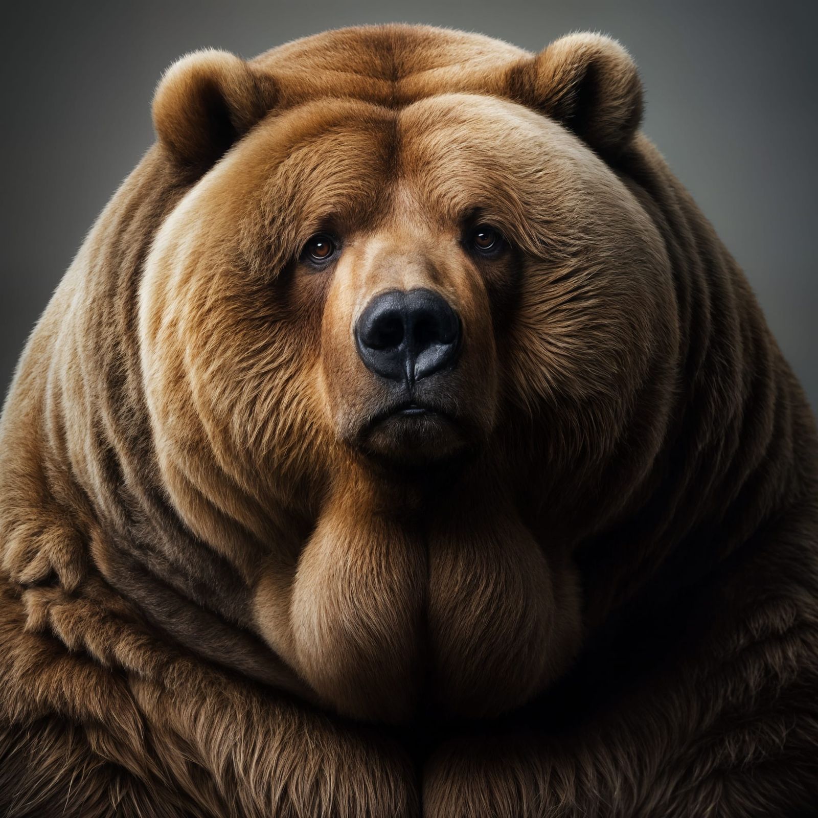 Close-Up of a Sophisticated Kodiak Bear