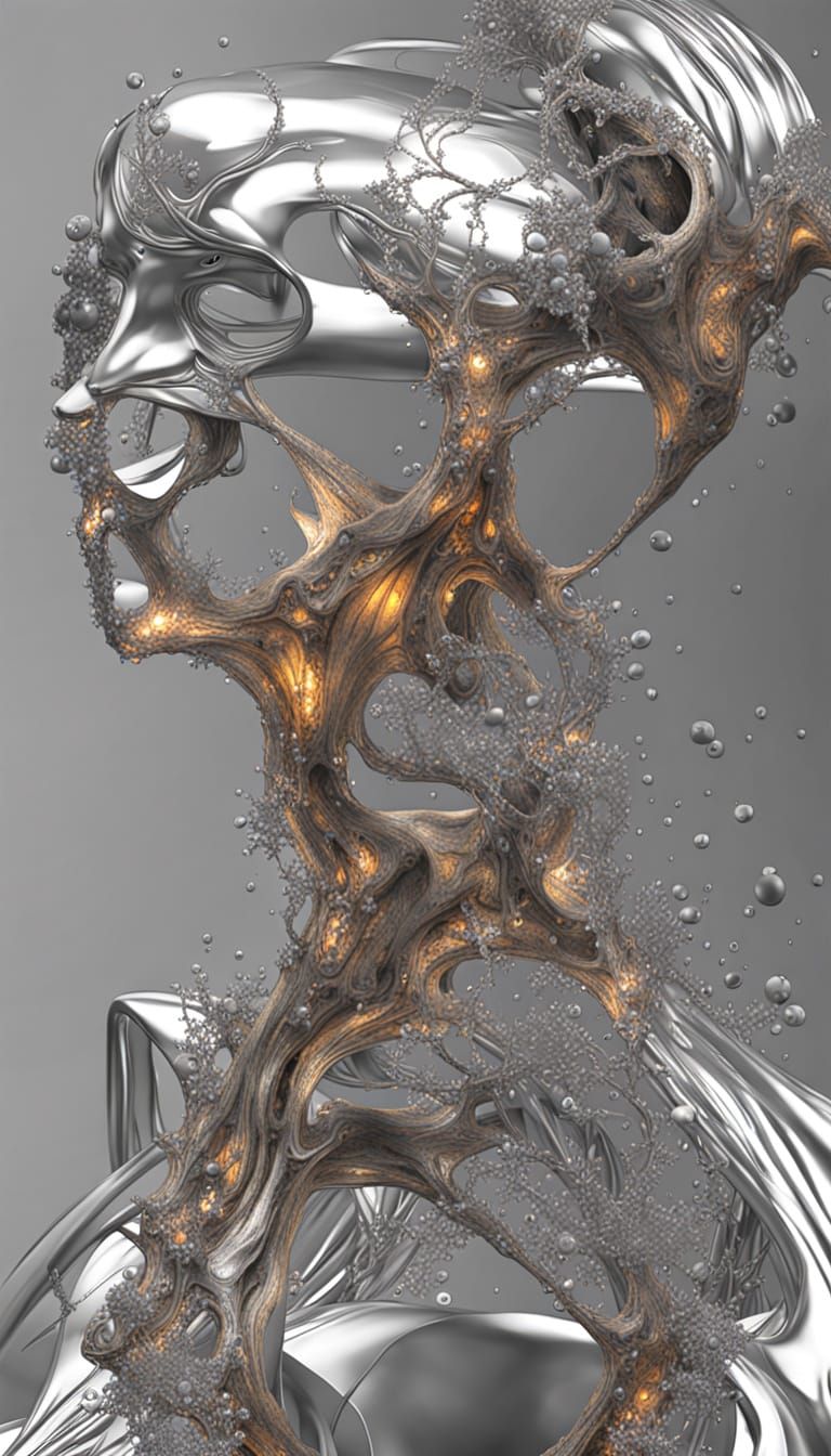 Inorganic Evolution: Cometary Dust and Ice in Zero Gravity