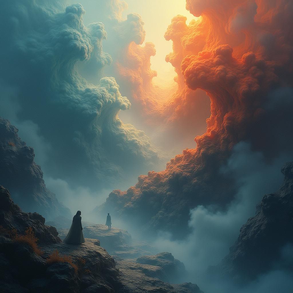 Ethereal Landscape in Unreal Engine 5 Concept Art