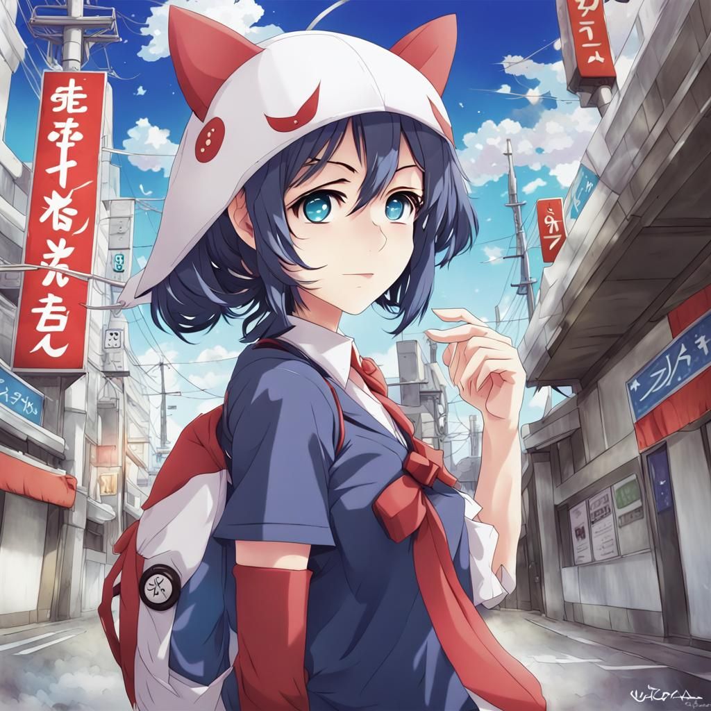 Anime Style Art Depicting Good Luck