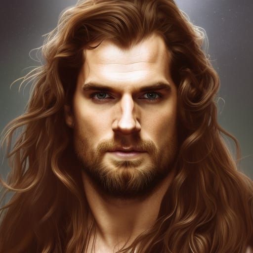 Viking Man Portrait in Hyperdetailed Fantasy Style