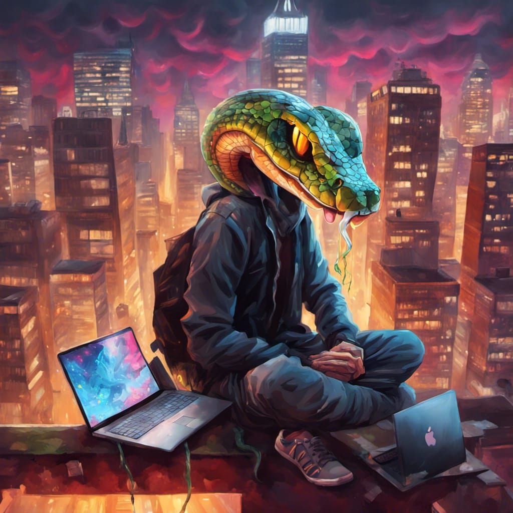 Snake Developer Codes in New York: Graffiti Art