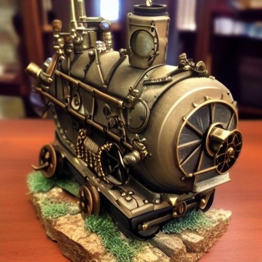 Steampunk Tank Engine Design