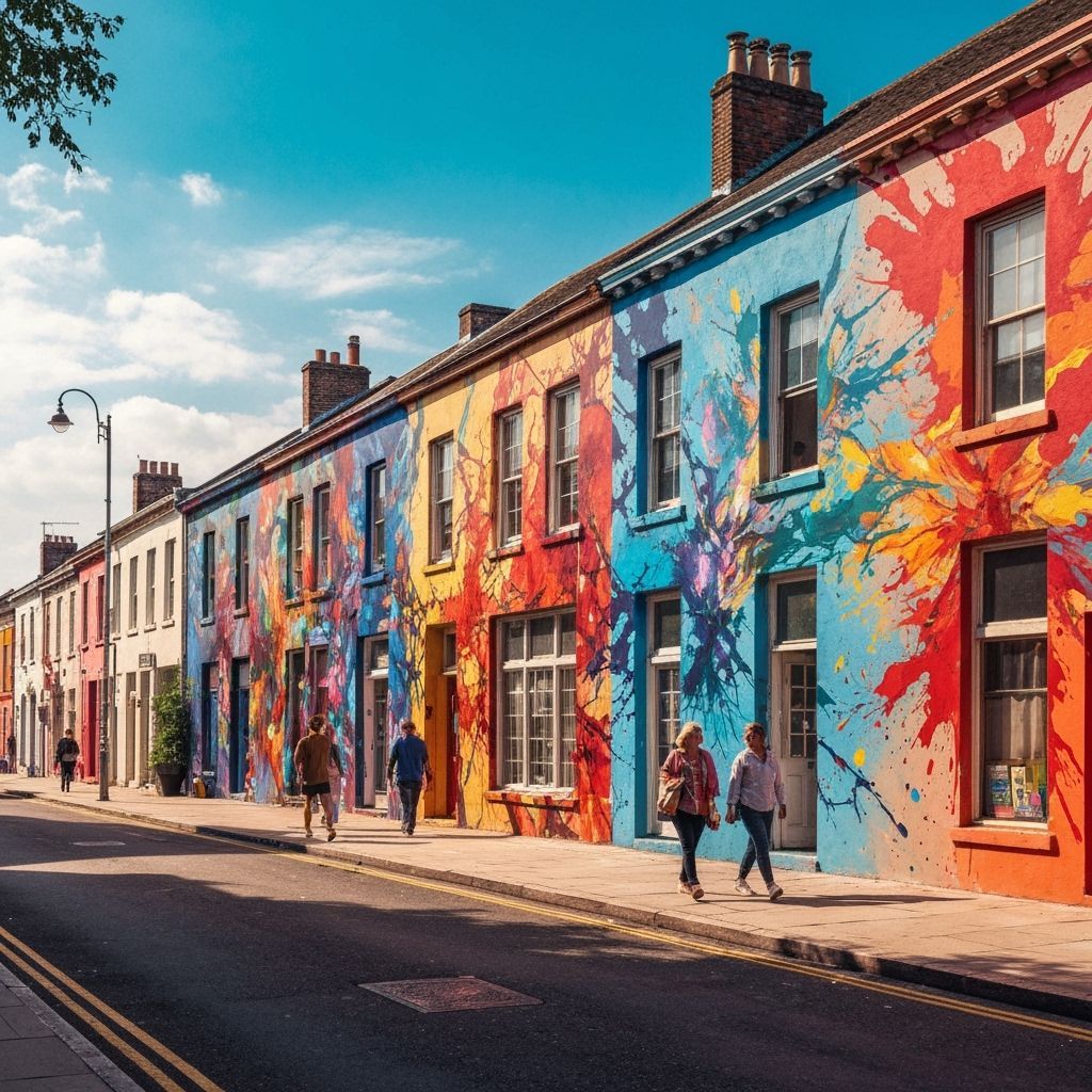 Hyperrealistic Airbrushed Murals on City Buildings