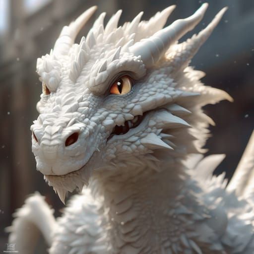 Friendly Fluffy Dragon Image