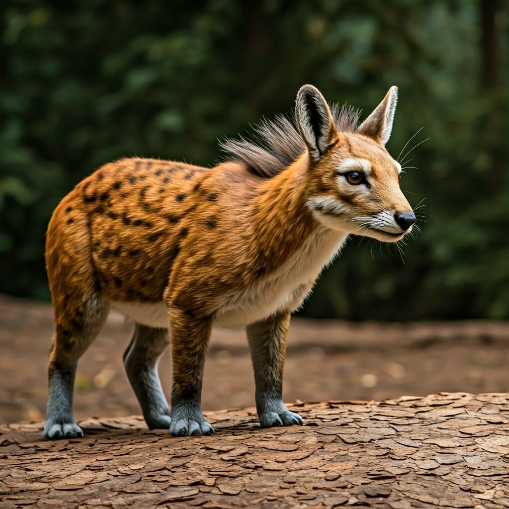 Image of an Extinct Animal in Natural Habitat