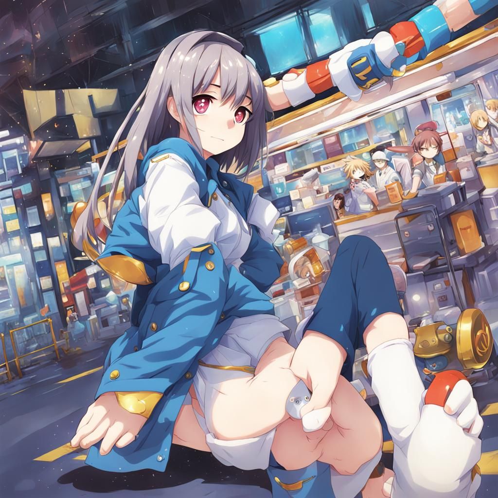 Anime Style Figure in Manga Key Visual