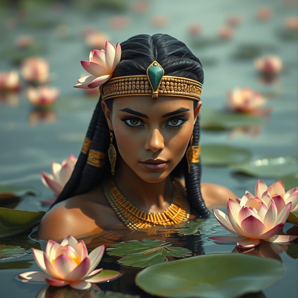 Egyptian lotus princess