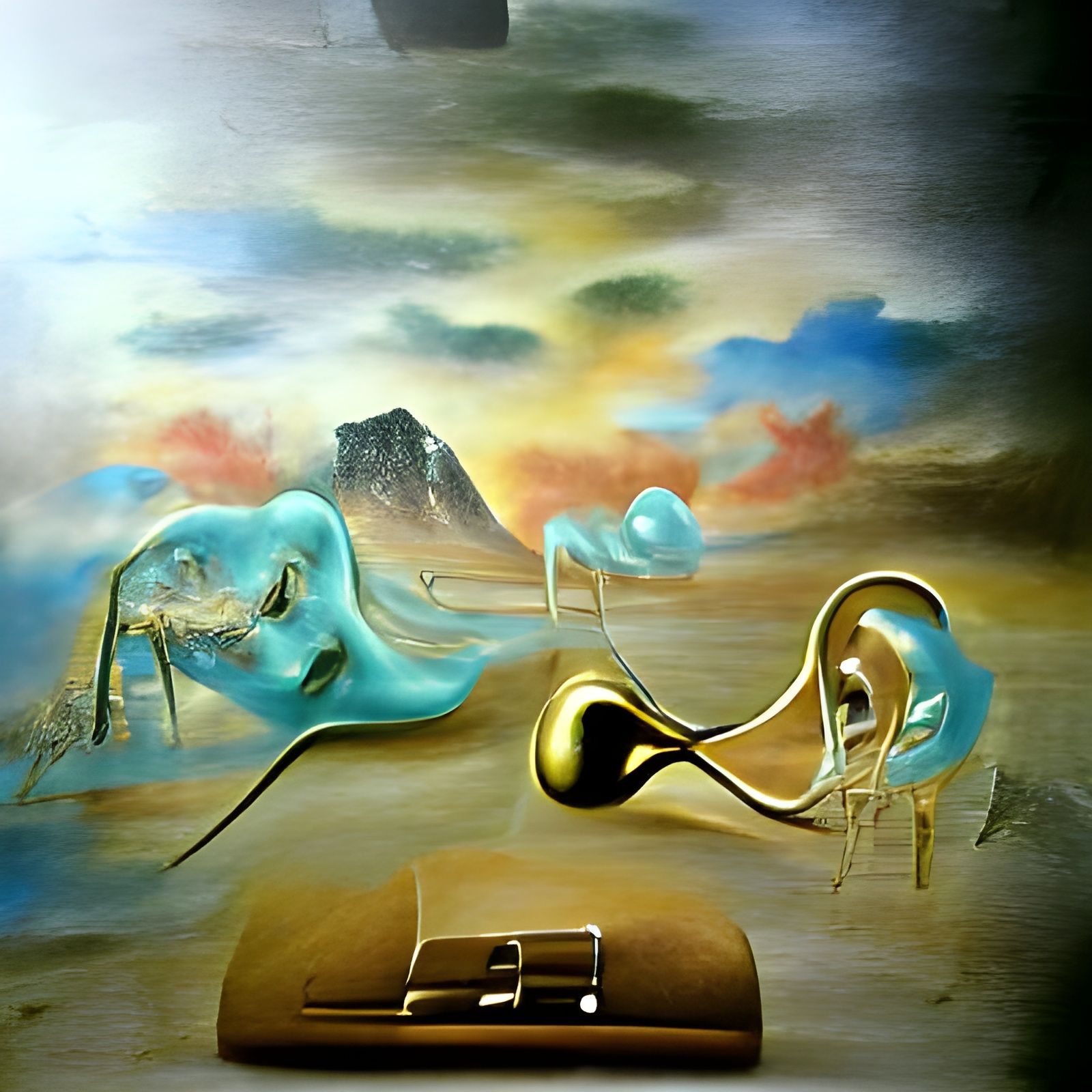 Surreal Music Visualization in Salvador Dali Style