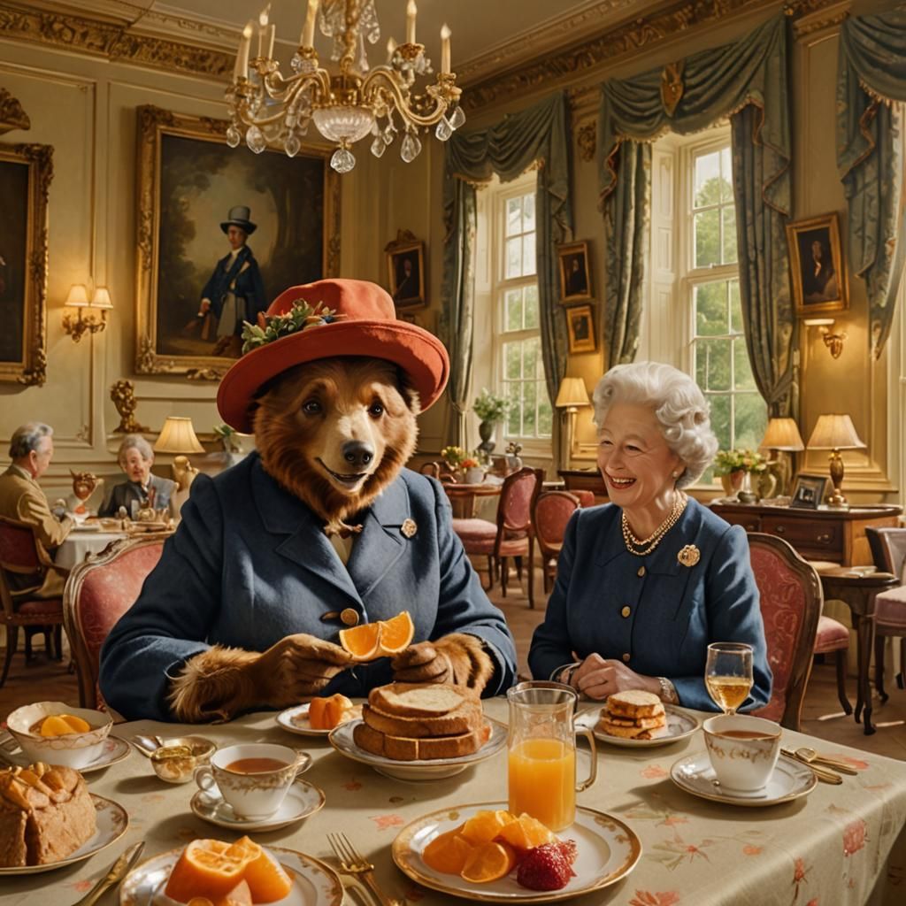 "Paddington it seems marmalade cake has made you grow somewh...