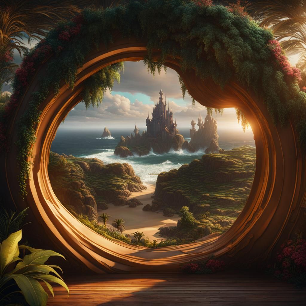 Vast Ocean Matte Painting in Unreal Engine 5