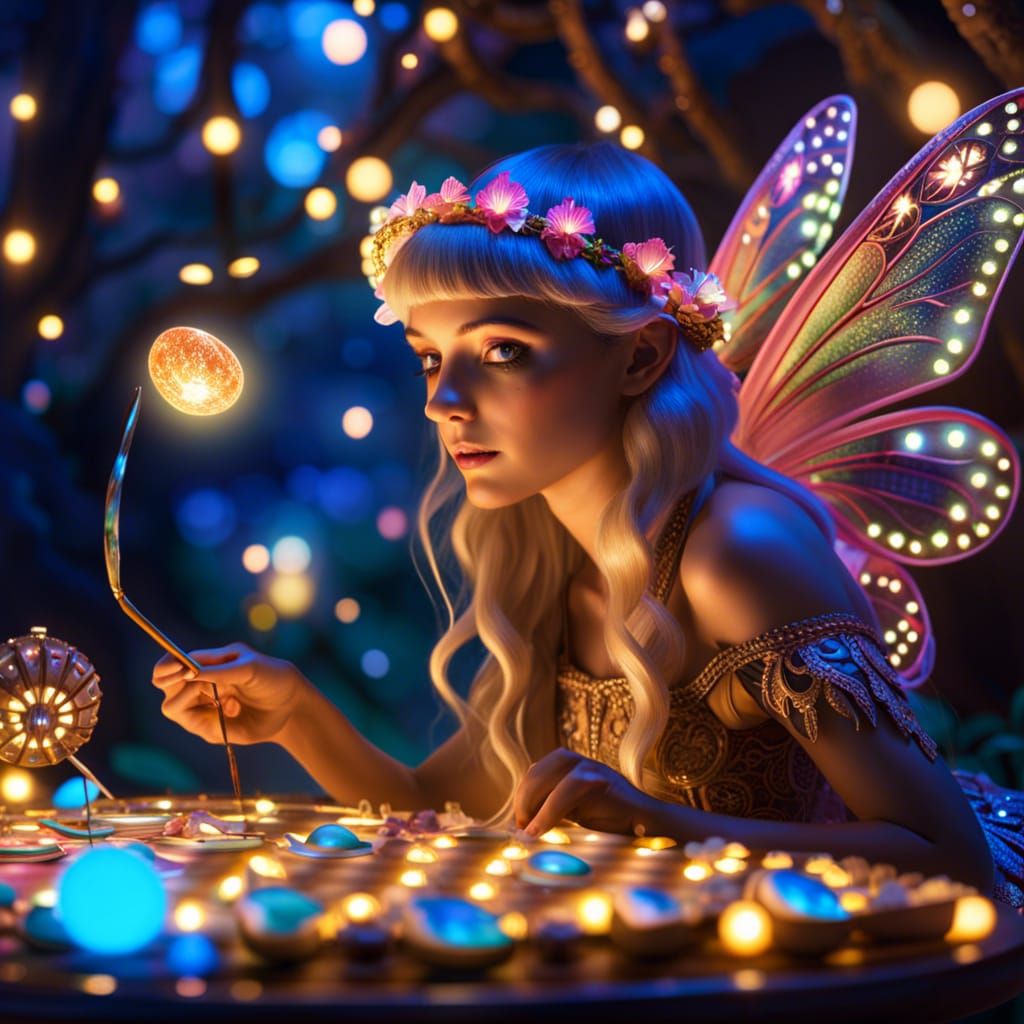 Enchanted Fairy Game Under Pixie Lights