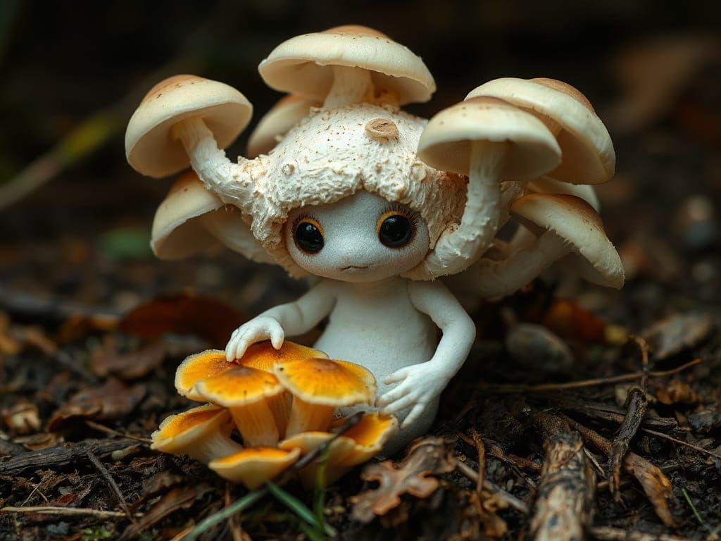 Gross yet Useful Fungus Creature in Damp Environment