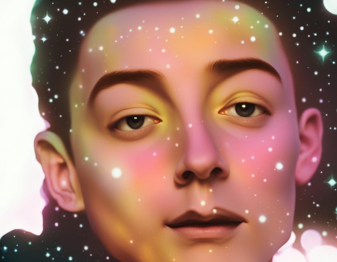 Stepping into the Starry Void: A Surreal Dream