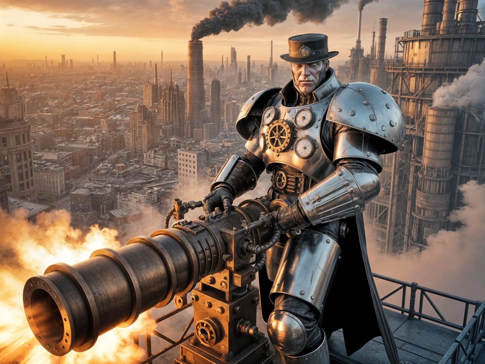 The Steam Baron, a ruthless industrialist with a penchant fo...