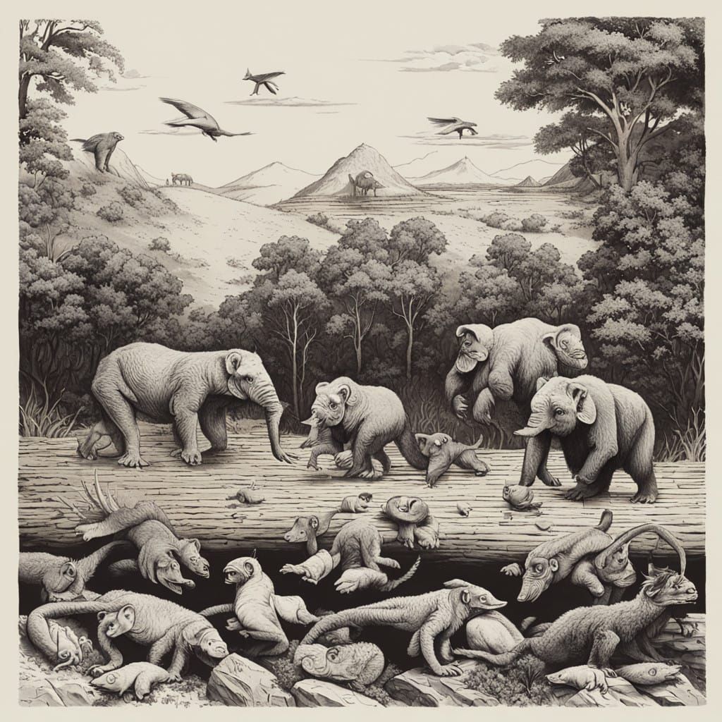 Evolution in a downwards direction