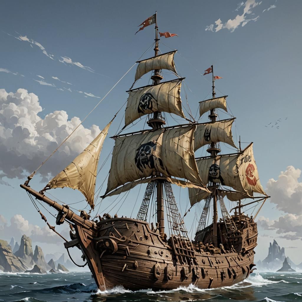 Orc Model Ship Painting