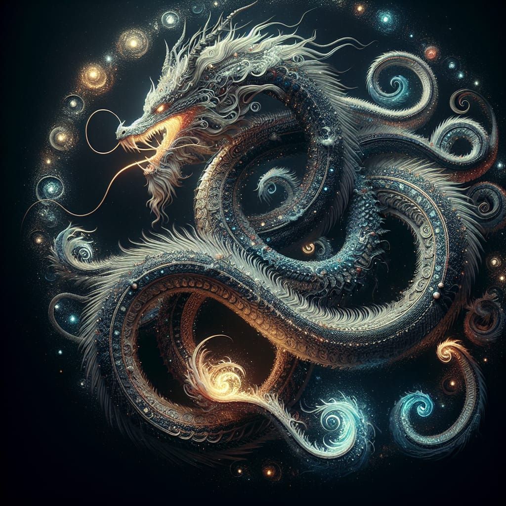 Cosmic Dragon of luck