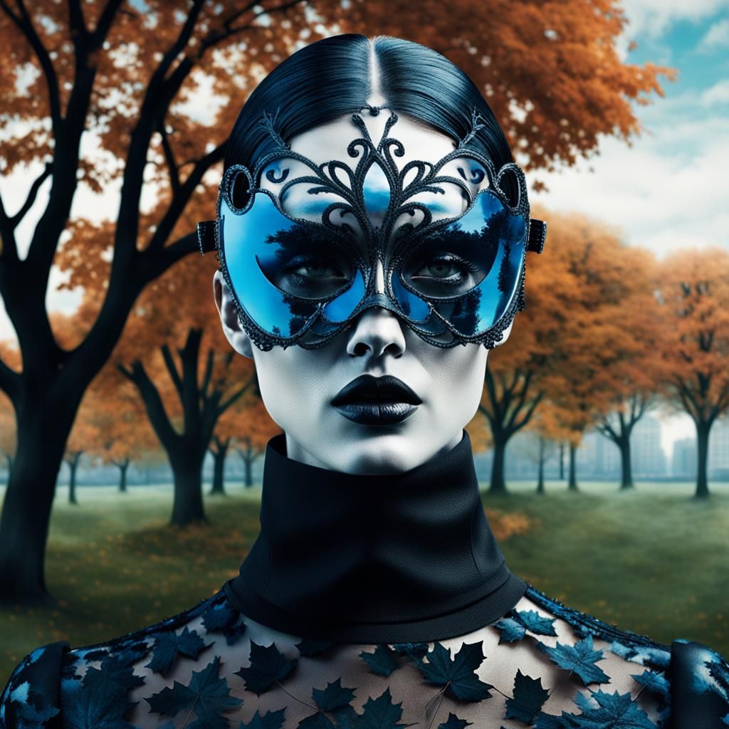 Gothic Vogue: Hyperreal Autumn Fashion Photography