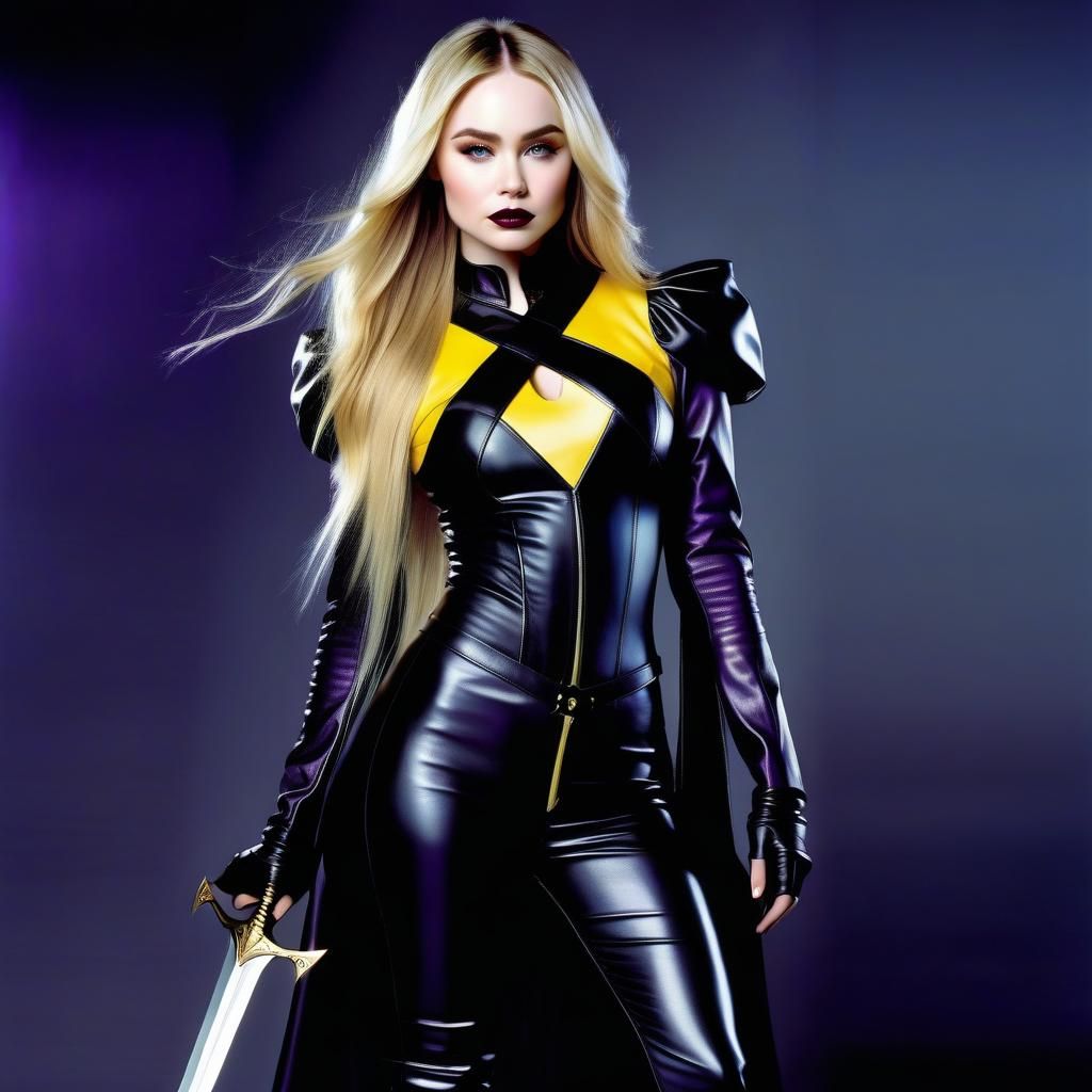 Illyana Rasputin in Leather, Fantasy Art