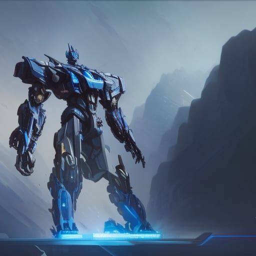 Transformers in Dark Fantasy Style