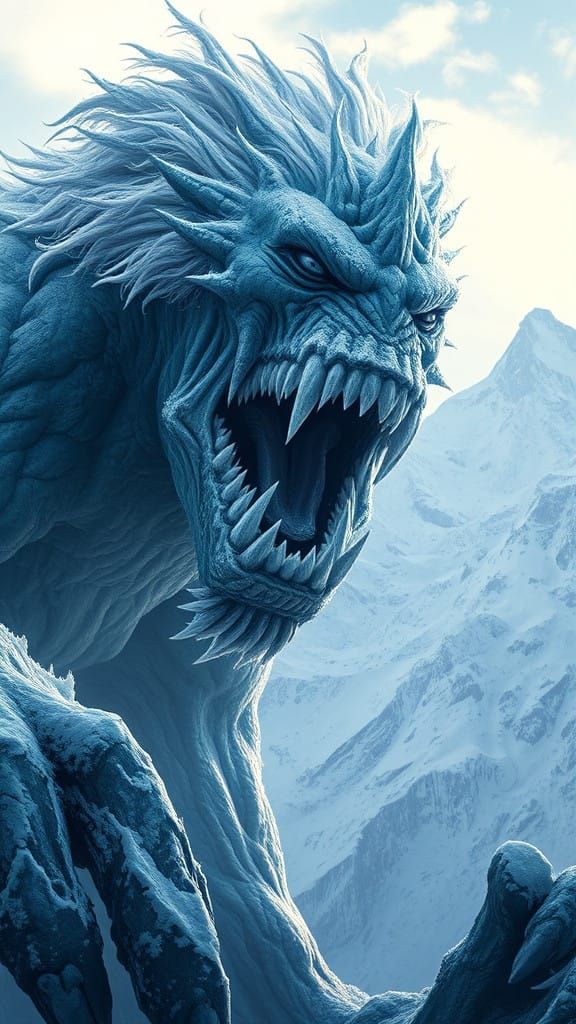 Frost Giant Monstrosity Bares Its Teeth in Terrifying Bite