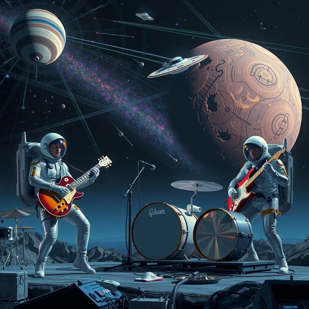 Astronauts Rock Out in Space with Epic Guitar Solo