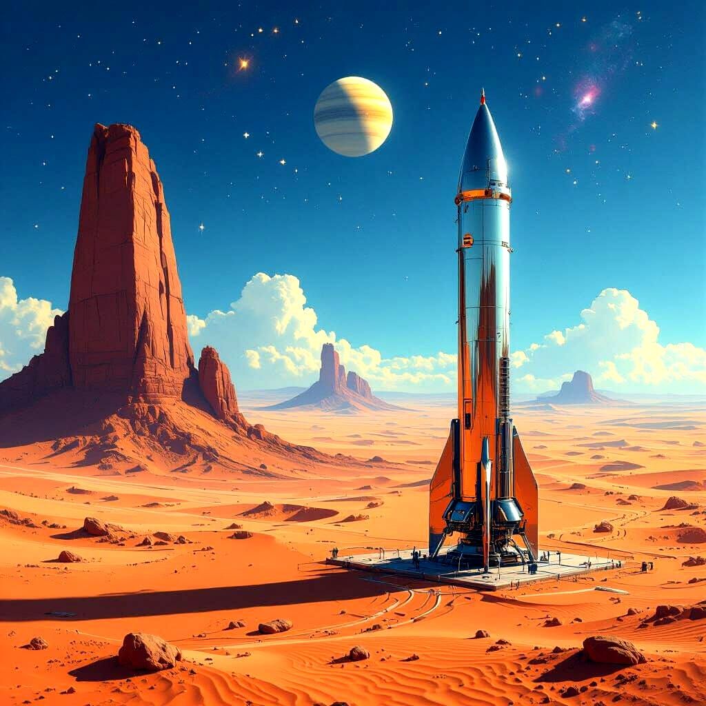 Rocket Ship Launchpad